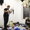 Leif Holmstrand / Territorial Clothing Cage Intermission, 2010, Installation/performance ID:I, fotograf Hans Johansson